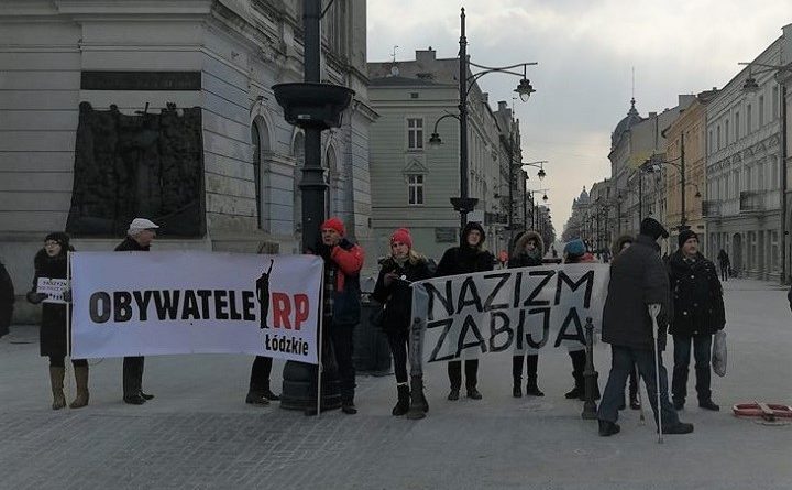 Obywatele RP na trasie marszu narodowców w Łodzi