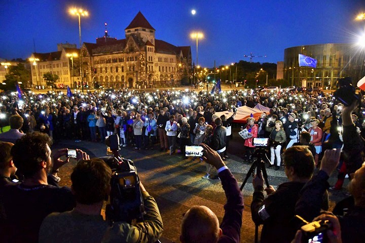 Demonstracja „Europo, nie odpuszczaj!” w Poznaniu, 26 czerwca 2018