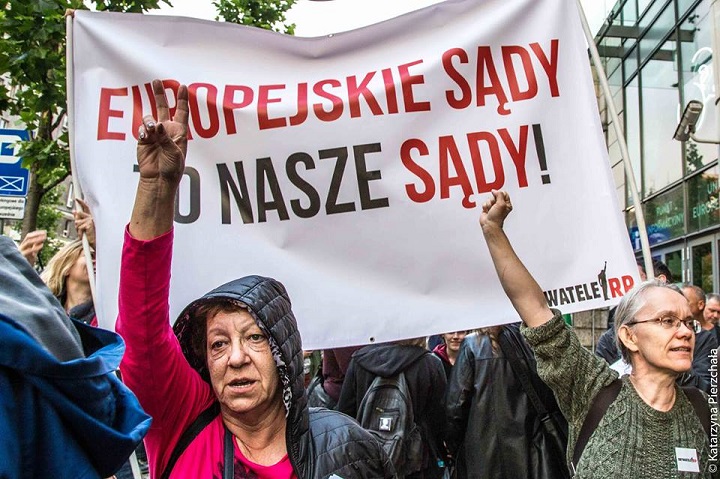 Demonstracja "Europo, nie odpuszczaj" w Warszawie, 26.06.2018
