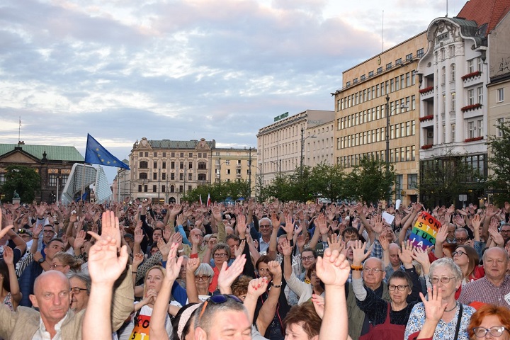 Demonstracja w obronie Sądu Najwyższego w Poznaniu, 3.07.2018