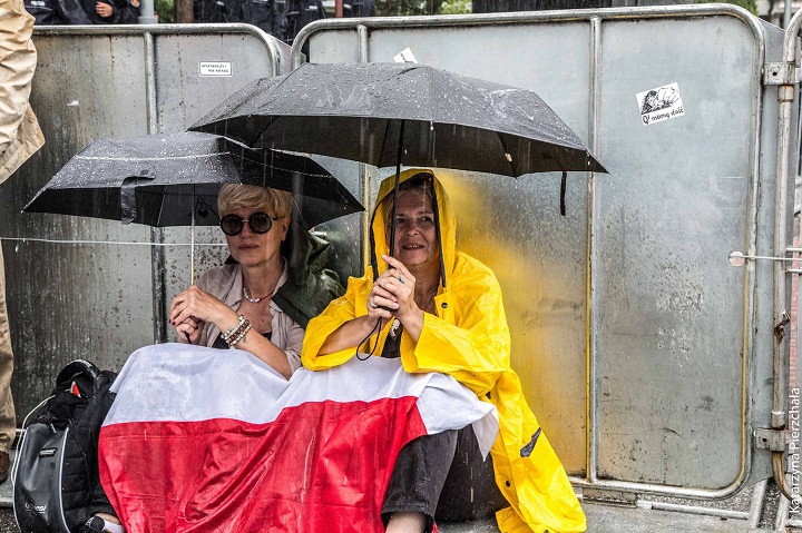 Protest przed Sejmem, 18.07.2018
