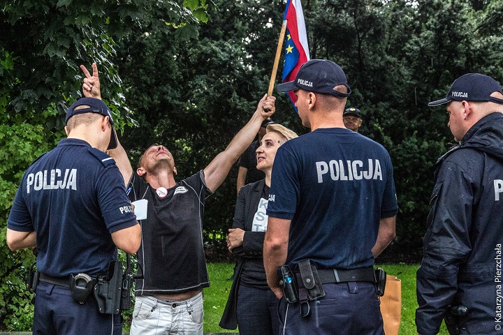 Protest przed Sejmem, 18.07.2018 r.