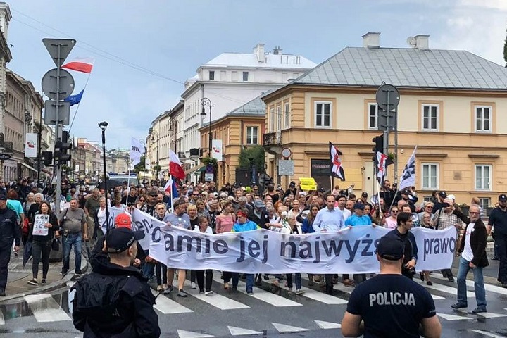 Idziemy pod Sejm, Warszawa, 13 lipca 2018