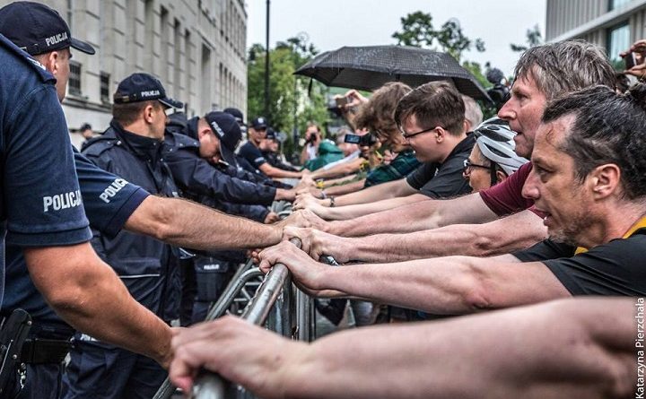 Demonstracja przed Sejmem, 18.07.2018