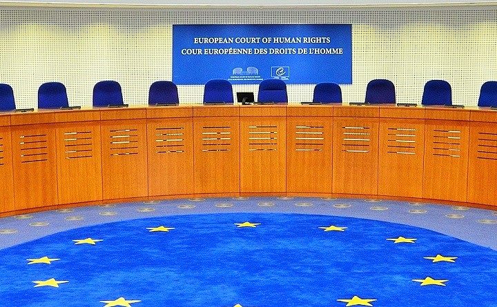 Sala rozpraw Europejskiego Trybunały Praw Człowieka w Strasburgu